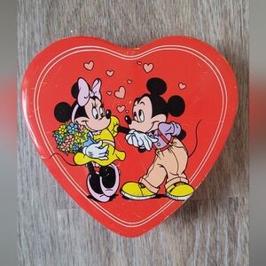 Disney Heart-Shaped Holiday Tin - Red